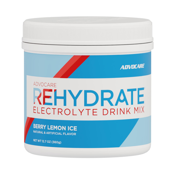 AdvoCare Rehydrate - Electrolyte Drink Mix - Includes Magnesium, Sodium, Potassium & Calcium - Antioxidant & Amino Acid Fortified - Supports Hydratio