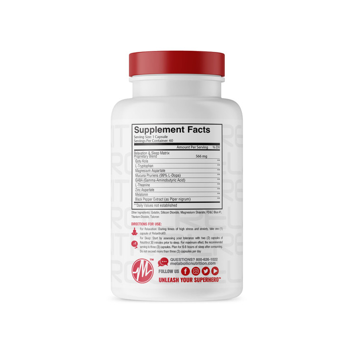 Metabolic Nutrition Relaxitrol - Relaxation and Sleep Catalyst