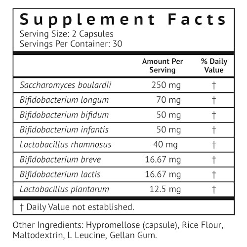 VitaMonk Low Histamine Probiotics Fight Histamine Intolerance and Support Balanced Gut Health - Histamine Free Probiotic for Those Seeking Health Imp