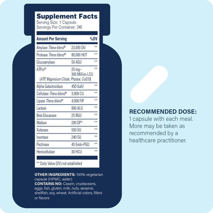 Enzyme Science Digest Gold, 240 Capsules - Maximum Strength Vegan Enzyme Supplement for Better Digestion with Amylase, Lipase and Protease