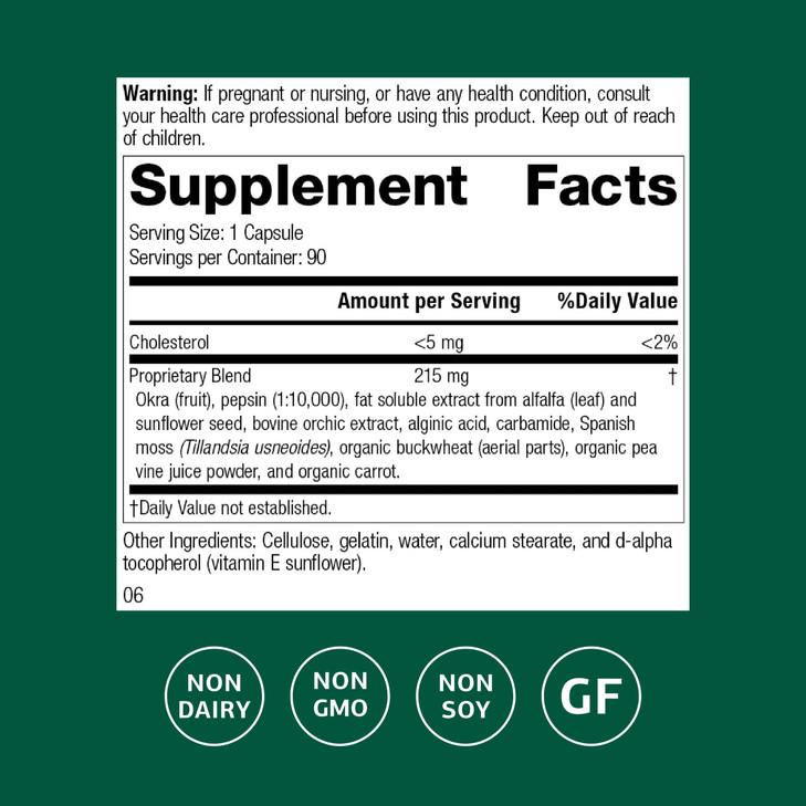 Standard Process Okra Pepsin E3 - Gastrointestinal & Gut Health Supplement - Supports Protein Digestion & Regular Digestive Function - Gluten-Free, N