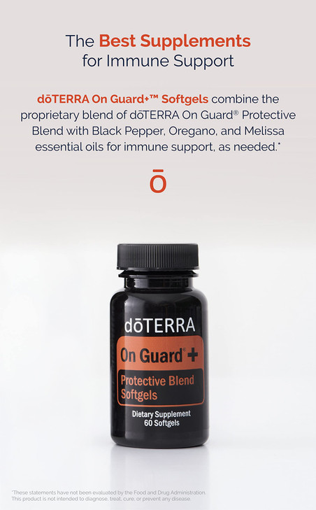 DoTerra On Guard Essential Oil Protective Blend Softgels 60 ct (2 Pack)