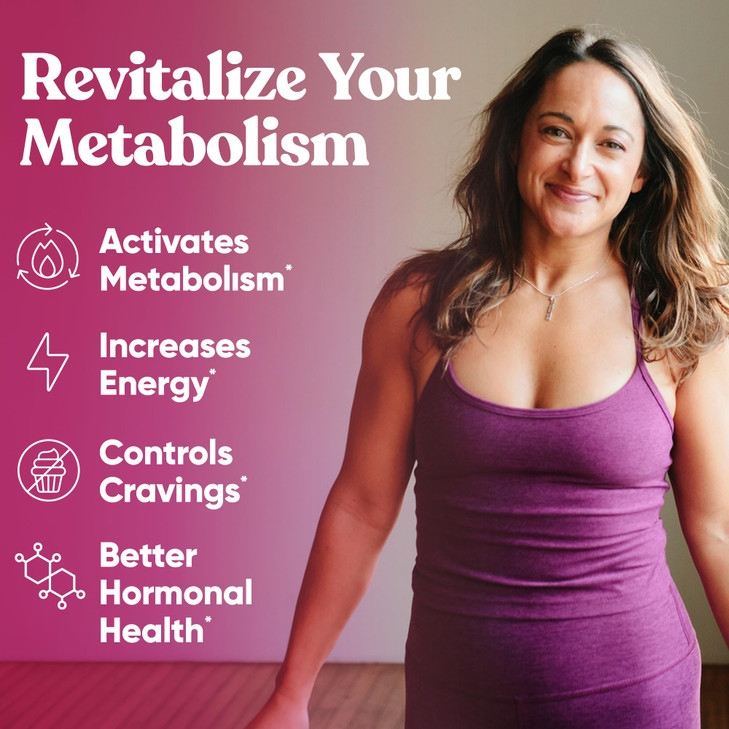 Metabolism for Her - Appetite & Metabolism Support for Women - Curb Cravings, Reduce Caloric Intake & Promote Feelings of Fullness - Berberine, Chrom