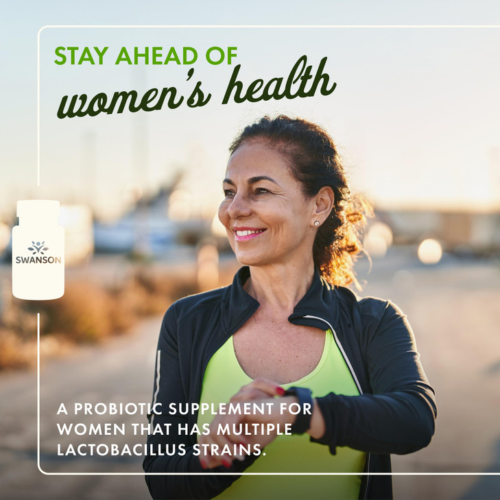 Swanson FemFlora - Feminine Probiotic Supplement Supporting Flora of The Mouth, GI Tract, and Vagina - Probiotics for Women with 9 Billion CFU Per Ca