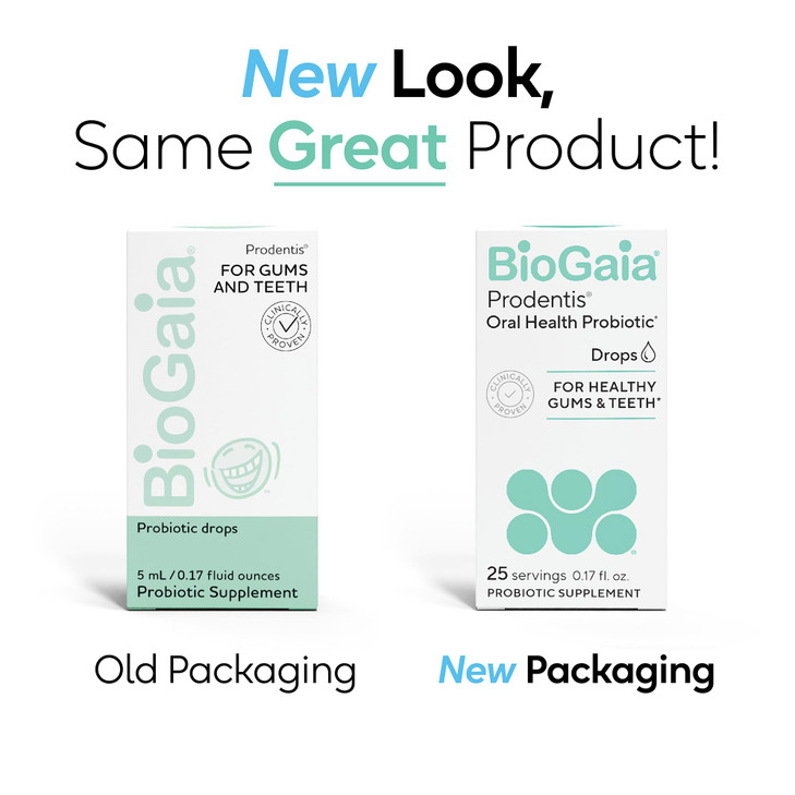 BioGaia Prodentis | Dental Probiotic Drops | Promotes Healthy Gums & Teeth | Defends Against Dental Problems | Replenishes Oral Microbiome | Improves