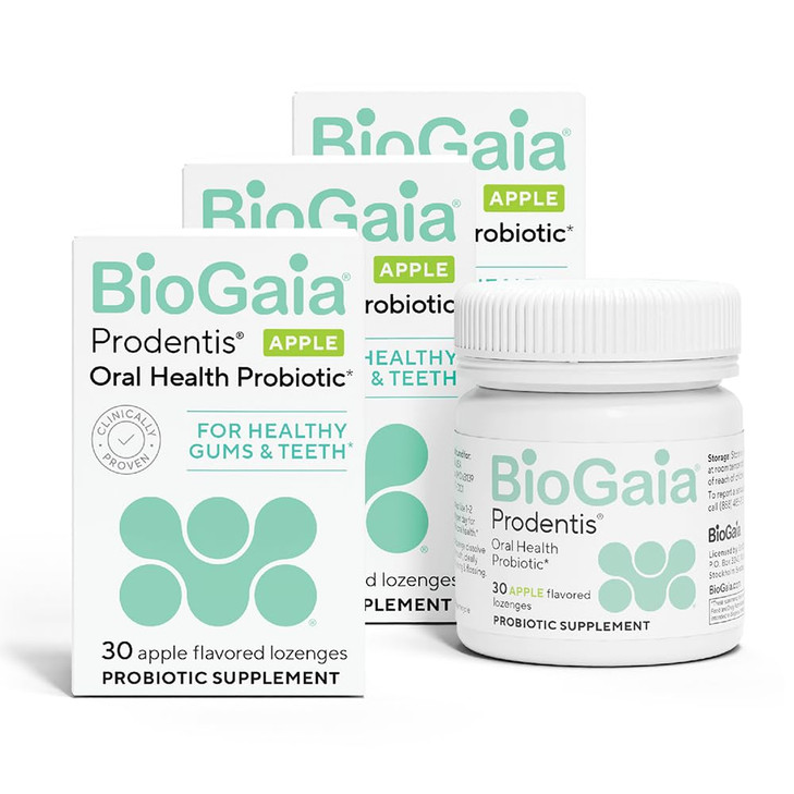 BioGaia Prodentis 3-Pack Bundle | Oral Probiotics | Promotes Healthy Gums & Teeth | Defends Against Bad Breath & Dental Problems | Improves Oral Heal