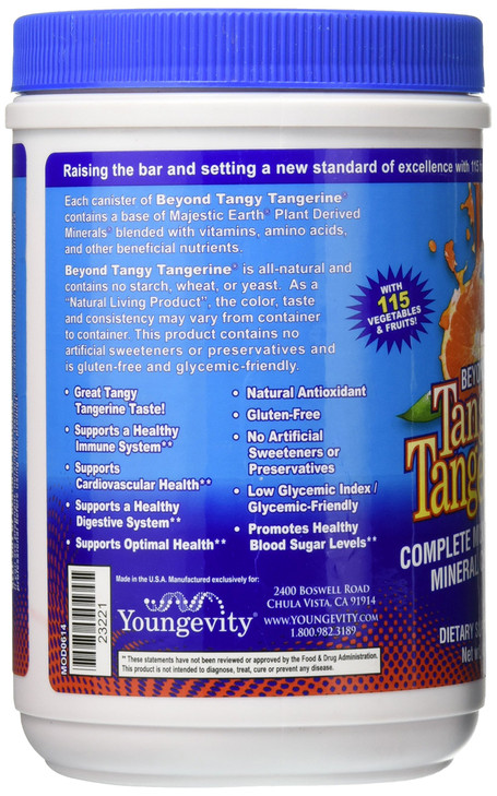 Youngevity Beyond Tangerine T.V. Pack of 3, Tangy Orange