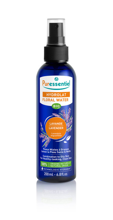 Puressentiel Organic Floral Water - Refreshing Facial Mist Spray - Formulated with Beneficial Floral Essential Oils - Made with Naturally Derived and
