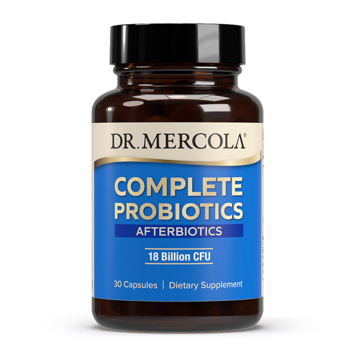 Dr. Mercola Complete Afterbiotics - 18 Billion CFU - Supports Digestive & Immune Health - SBOs - with Saccharomyces boulardii - Non-GMO & Gluten-Free