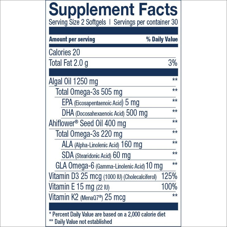 Wiley's Finest CatchFree Omega - Vegan, Non-GMO Fish Oil Alternative - Full Spectrum Omega-3 Liquid Supplement with Organic Plant-Based Algae Oil - 6