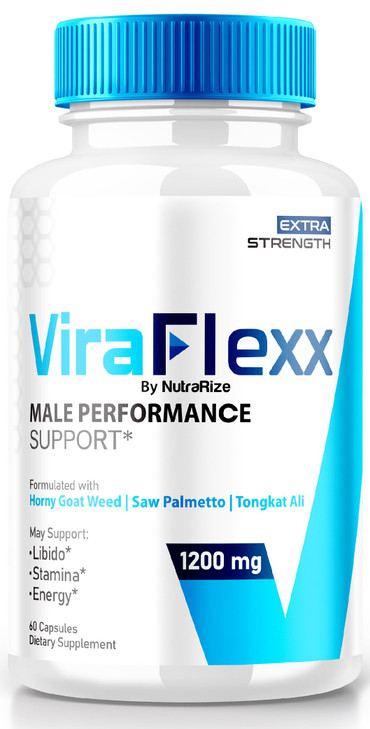 NutraRize ViraFlexx Pro Capsules for Men, Male Performance Support 500mg, All Natural Dietary Supplement to Support Overall Health, Vira Flexx Review