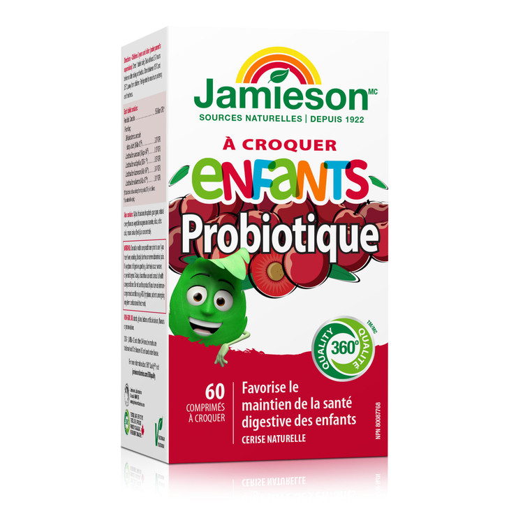 Jamieson Probiotic Chewable for Kids, 60 chewable tabs
