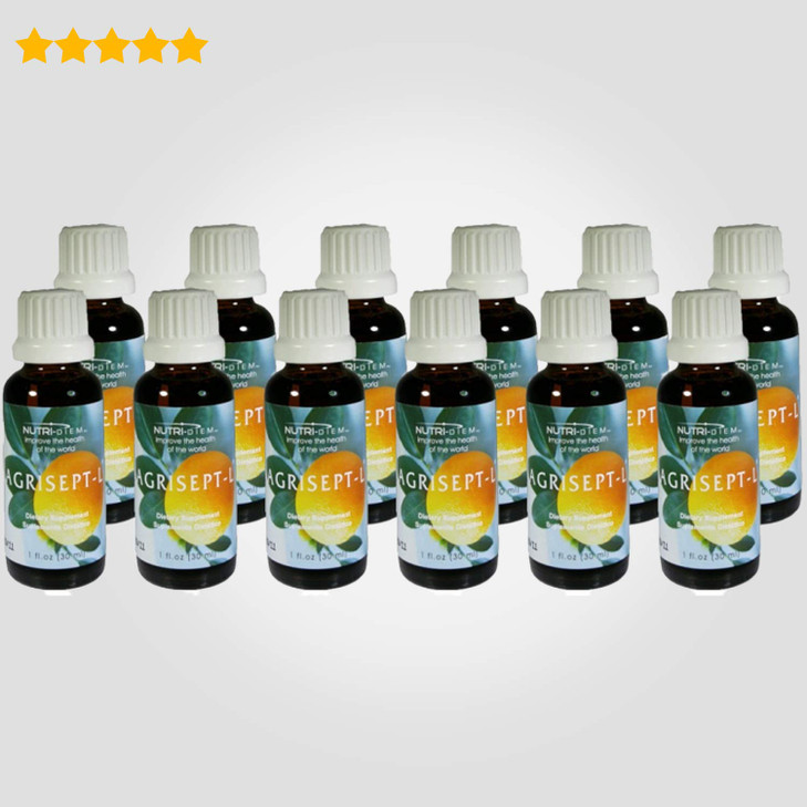 Agrisept - L Antioxidant 30ml (1 oz) 12 bottles by Nutri-Diem Inc.