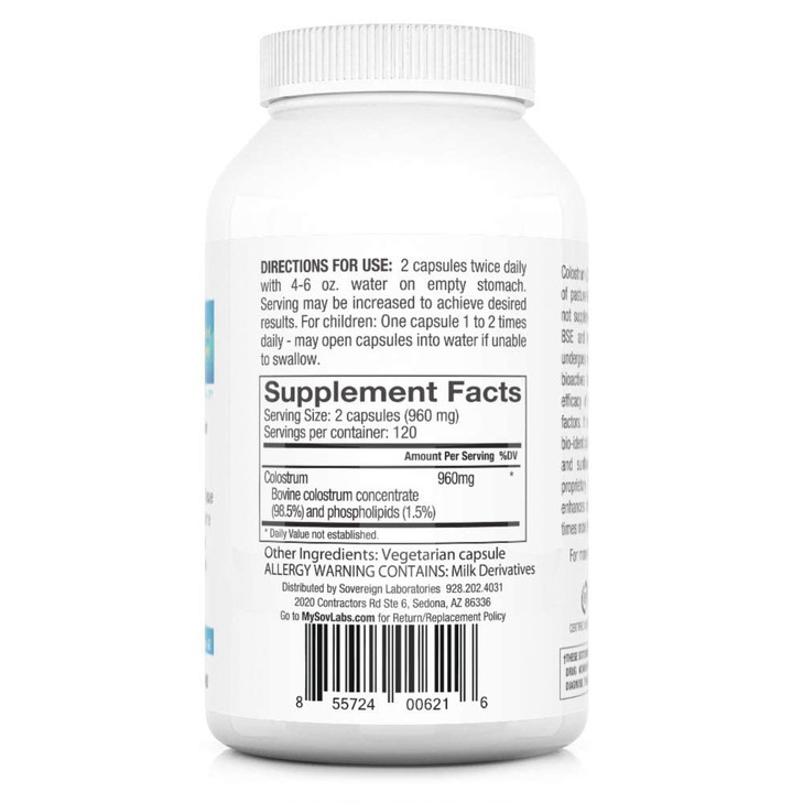 Colostrum-LD Capsules Colostrum with Liposomal Delivery - High Absorption - 240 Capsules