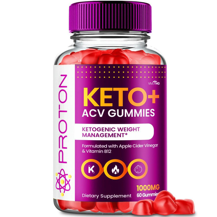 VIVE MD Proton Keto ACV Gummies Advanced Weight Management, Protein Keto ACV Gummies, Proton Keto Plus Gummies with Apple Cider Vinegar Supplement 10