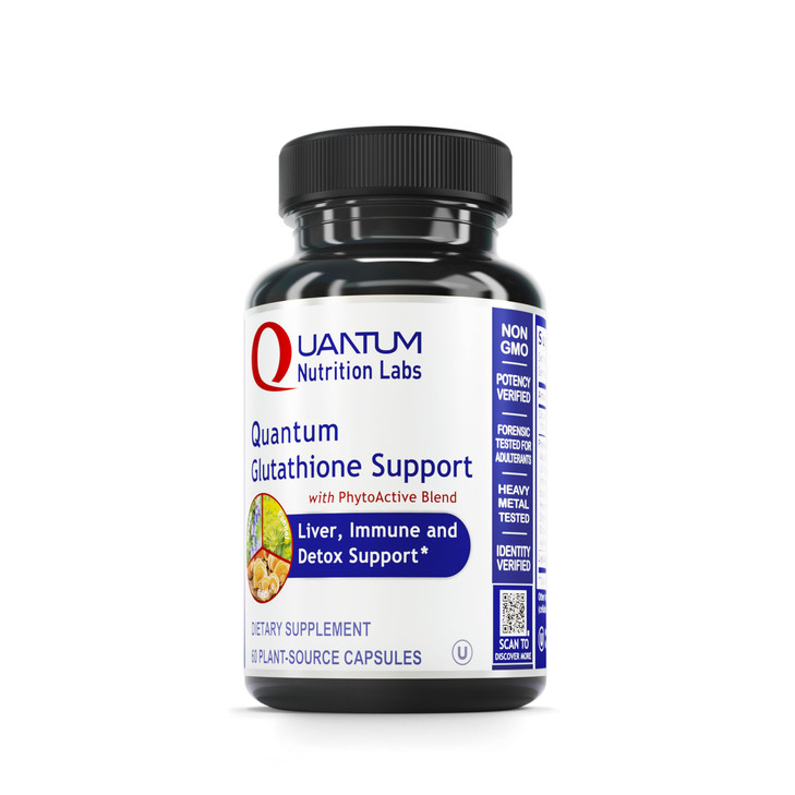 QNL Glutathione Support - Glutathione Capsules for Adults - Organic Antioxidant, Liver & Immune Support Supplement - Supports Eye Health - 60 Plant-S