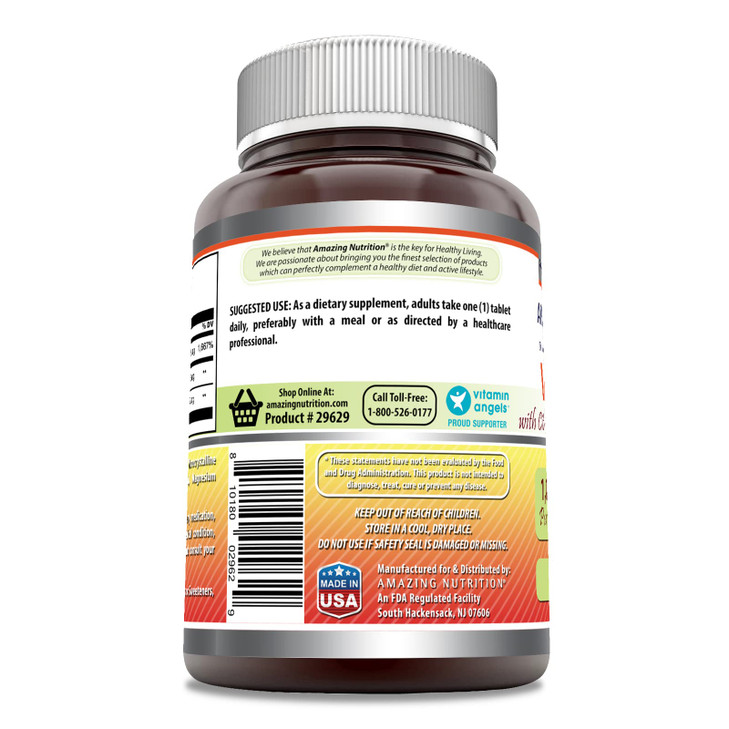 Amazing Formulas Vitamin C with Rose HIPS and Citrus Bioflavonoids | 240 Tablets Supplement | Non-GMO | Gluten Free | Made in USA
