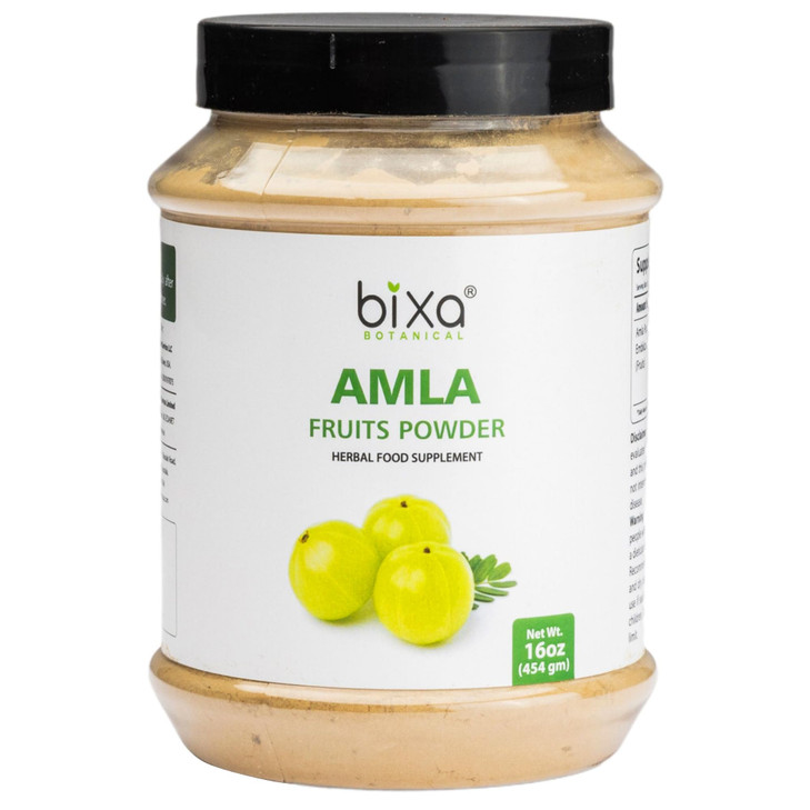 bixa BOTANICAL Amla Powder (Emblica officinalis),1 Pound (16 Oz) | Herbal Supplement Antioxidant & Immunity Booster