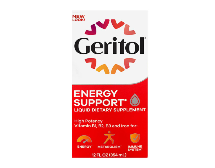 Geritol Liquid Energy Support B-Vitamins,12 Fl Oz (Pack of 2)