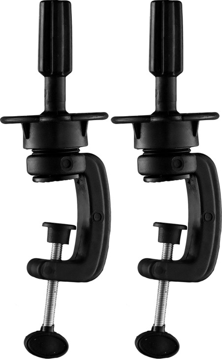 Adjustable Wig Head & Mannequin Stand Holder, C-clamp Table Top Clamp Stand training Head by Tifara Beauty (2 Pack)