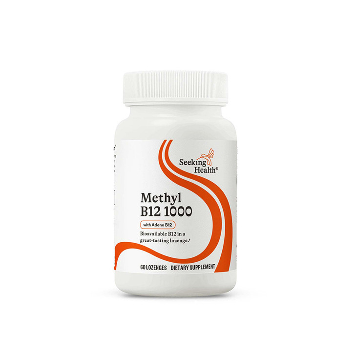 Seeking Health Methyl B12 1000, 1000 mcg B12 as Adenosylcobalamin and Methylcobalamin, Supports Homocysteine Levels and Methylation, MTHFR Support, V
