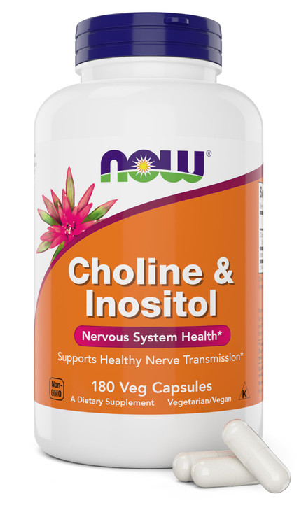 Now Choline & Inositol, 180 Vegetarian Capsules