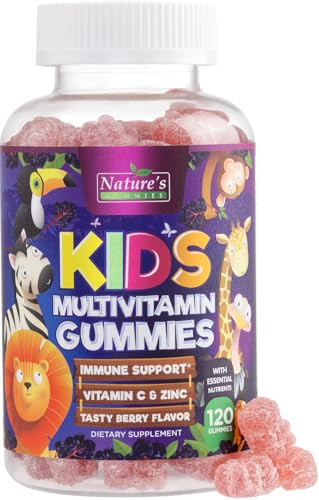 Multivitamin for Kids - Complete Daily Children's Multi Vitamin Gummies with Vitamin D, B Vitamins, Zinc & More - Energy, Memory Focus & Immune Healt