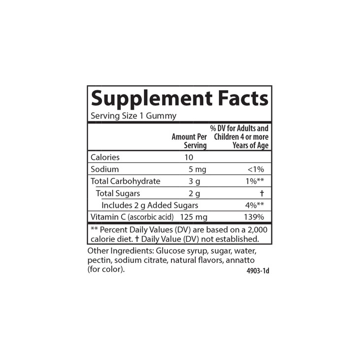 Carlson Labs Kids Vitamin C Gummies, 60 CT