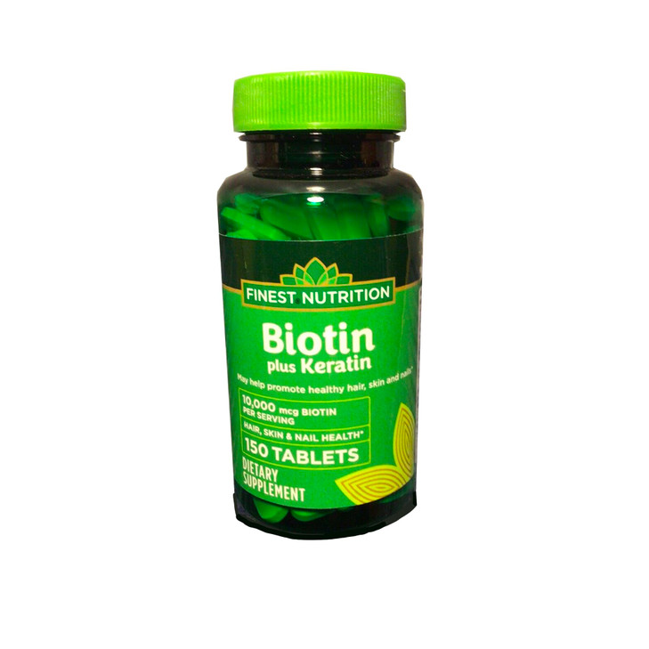 ZZP Finest Nutrition Biotin + Keratin 150 Tablets