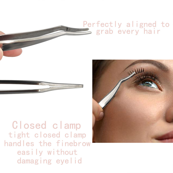 Eyelashes Applicator Tool Eyelash Extension Tweezers Remover Clip Tweezers Nipper