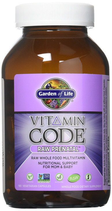 Garden of Life Vitamin Code RAW Prenatal, 90 Capsules by Garden of Life