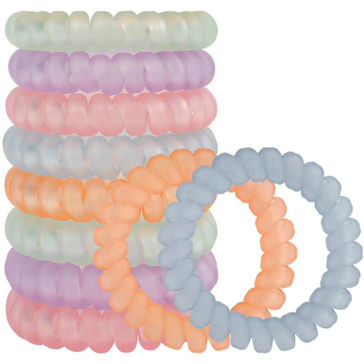 100Pcs Soft Cotton Seamless Hair Bands, Large Ponytail Holders for Thick and Thin Hair, Elastic Hair Accessories for Women, Men, and Girls