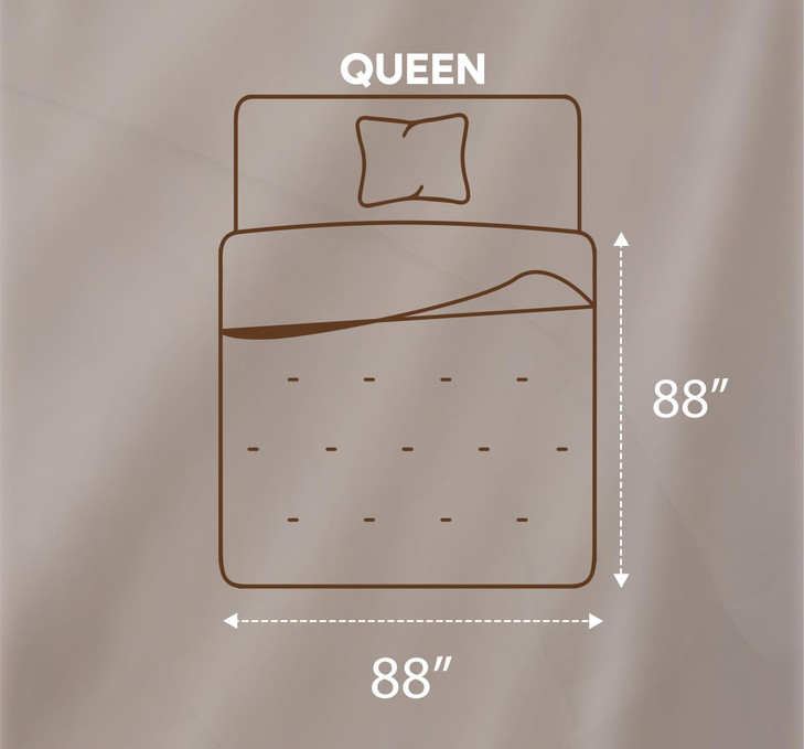 Utopia Bedding Comforters Queen Size, All Season Duvet Insert, Down Alternative Queen Comforter with Corner Tabs, Machine Washable Bed Comforter 88 x