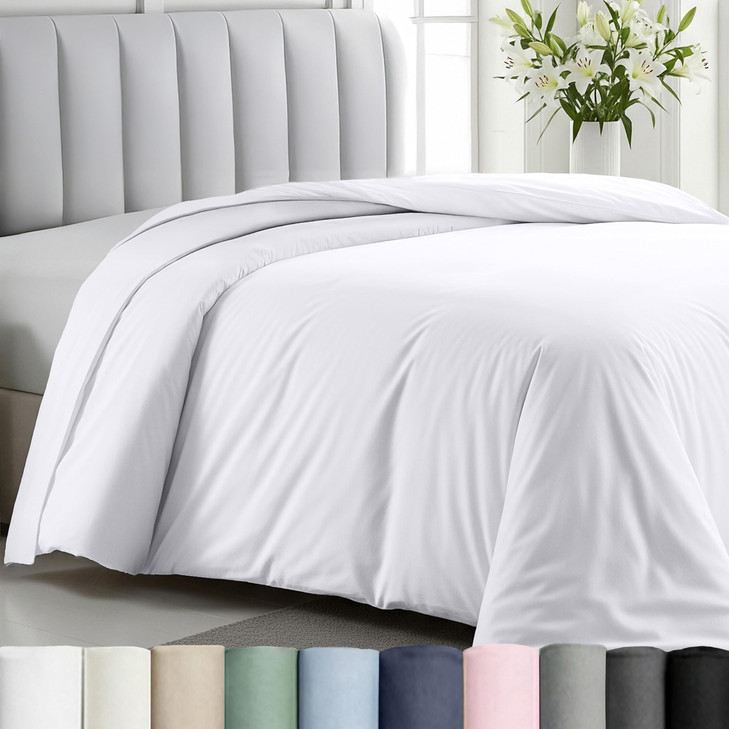 California Design Den Duvet Cover Queen Size/Full Size -Winner Good Housekeeping Best Bedding Awards 2025, 400 Thread Count Sateen, 100% Cotton Beddi