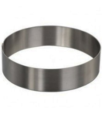 Heavy Gauge Stainless Steel Round Cake Mold/Pastry Ring 5" x 1.75"