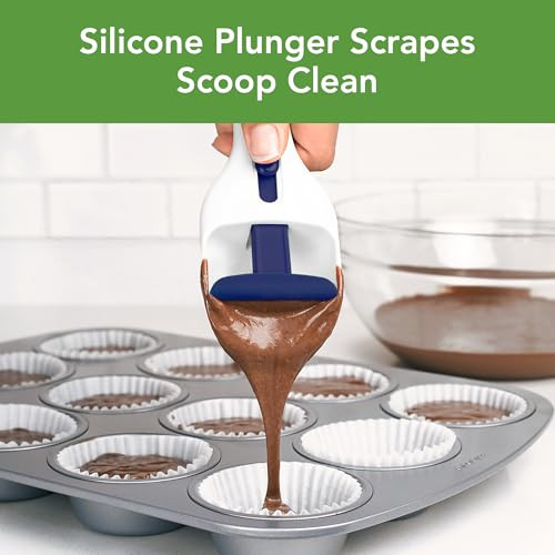 Tovolo Cupcake Scoop Batter Dispenser - Easy to Use Baking Scoop for Muffins, Cupcakes, Cookie Dough & Pancakes - Unique Baking Supplies, Gadgets & A