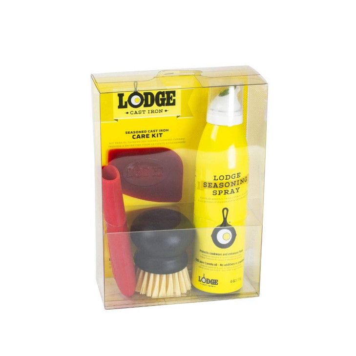 Lodge Seasoned Cast Iron Care Kit 5-Piece Set, One Size, Assorted