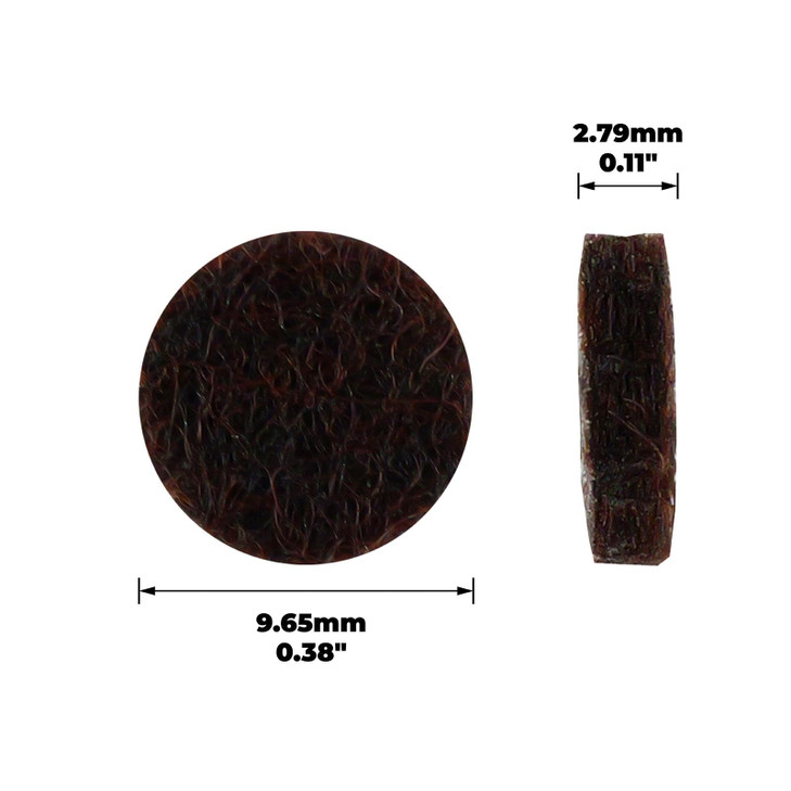 SoftTouch 84 Pack 3/8" Round Self-Adhesive Felt Pads - Furniture Floor Protectors for Hardwood, Tile & Laminate - Noise Reducing, Scratch Prevention