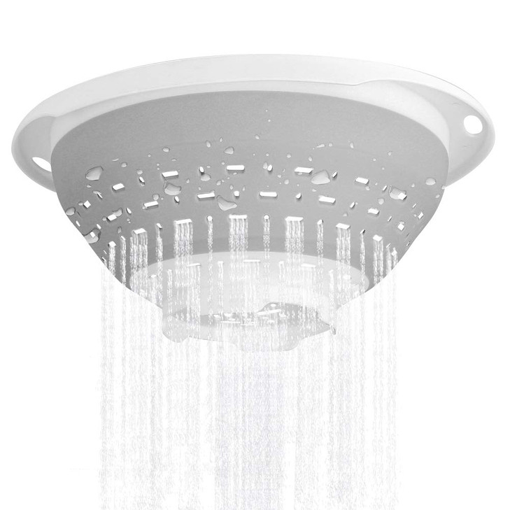 QiMH Collapsible Colander and Strainer, 5 Quart(1.25 gal), Heavey Duty Kitchen Drainer Basket for Pasta, Veggies and Fruits, New Home Apartment Essen