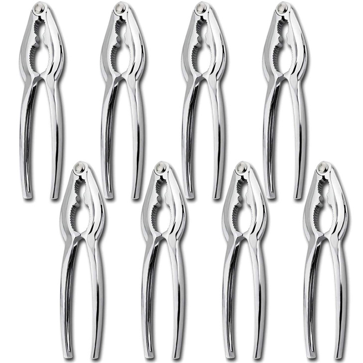 Crab Crackers and Tools, Lobster Crackers, Seafood Crab Leg Cracker Tools, Nut Cracker Set, 8 Pack