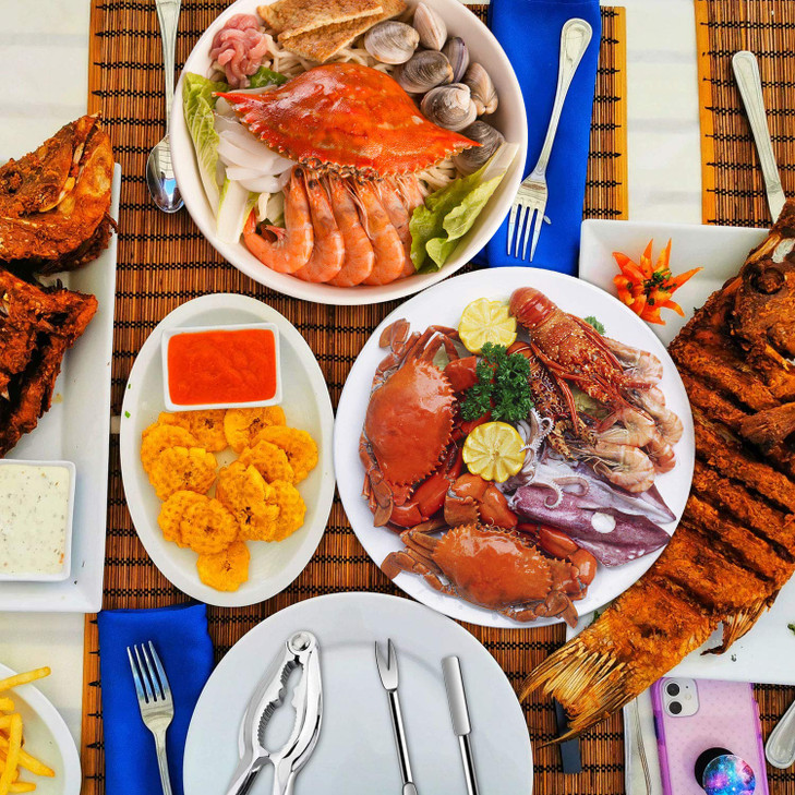 Crab Crackers and Tools, Lobster Crackers, Seafood Crab Leg Cracker Tools, Nut Cracker Set, 8 Pack