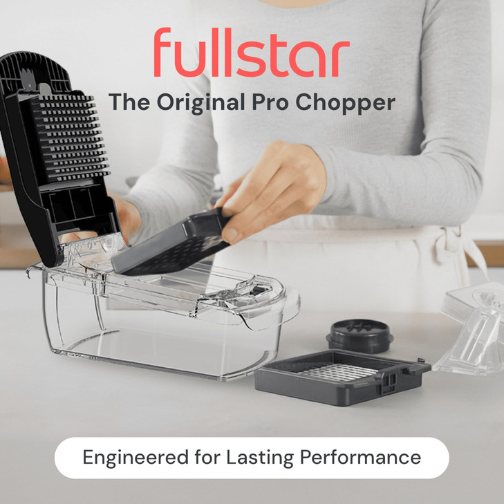 Fullstar The Original Pro Chopper - Vegetable Chopper and Spiralizer, Food Chopper with Container, Fruit Slicer, Kitchen Gadgets & Gifts, Home Essent