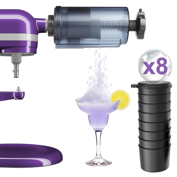Jooke Shaved Ice Attachment for Kitchenaid Stand Mixer,Ice Crushers for Home Use,Homemade Shaved Ice Maker,Snow Cone Machine for Kitchenaid Ice Shave