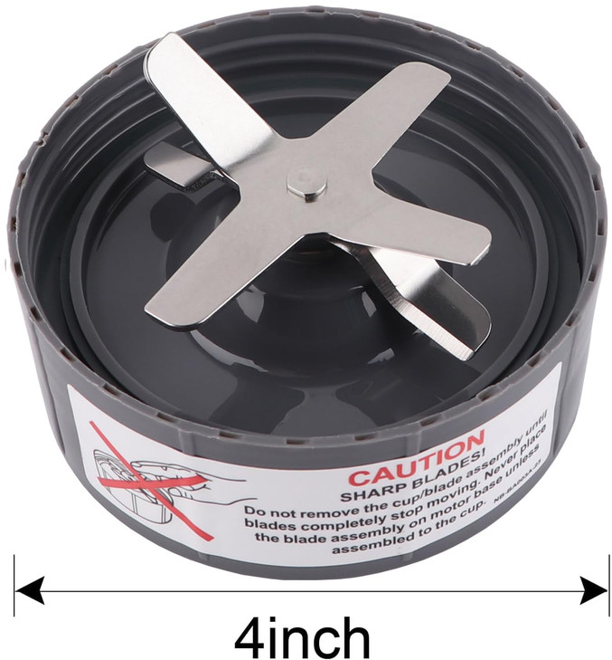 NutriBullet Replacement Parts Extractor Blade Compatible with NutriBullet Blender 600w/900w (Pack of 1, Grey)