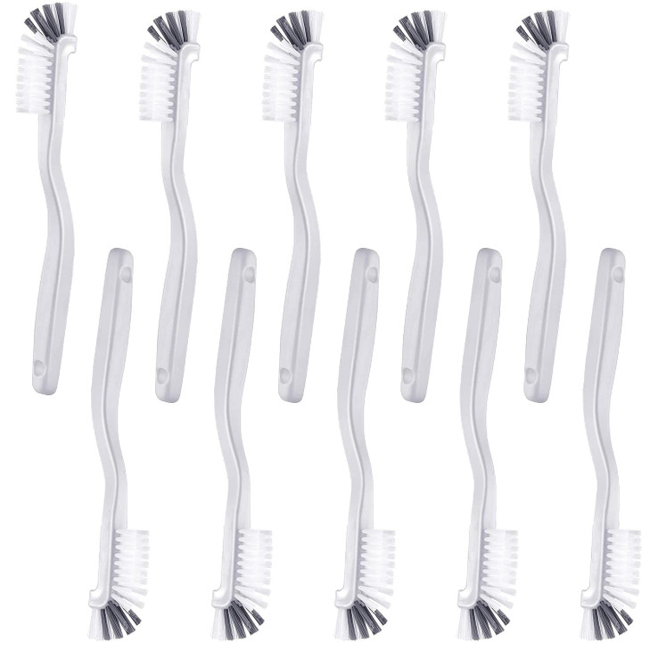 ELANE 10 Pcs Dish Scrub Brush Small Scrub Brushes for Cleaning,Kitchen Scrub Brush for Dishes,Corner Scrub Brush