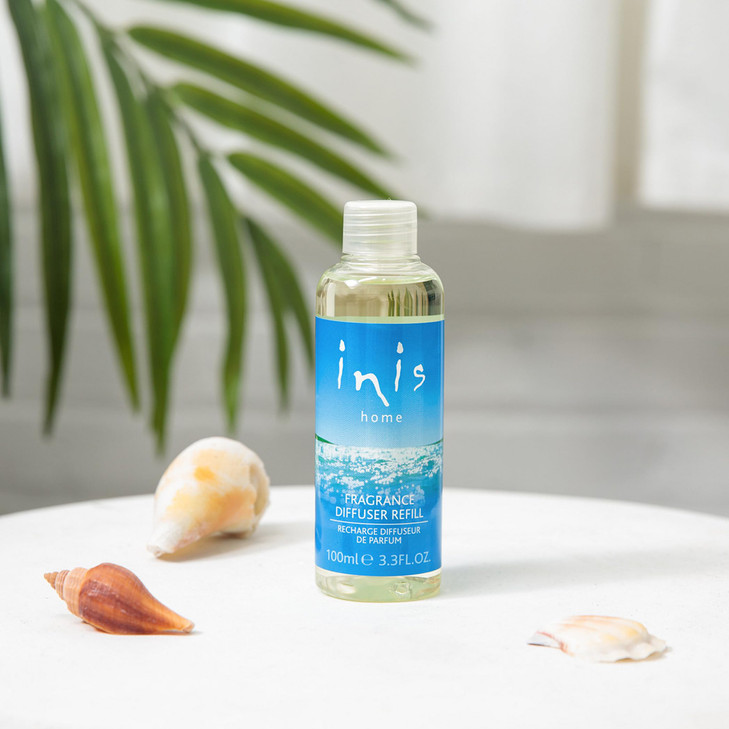 Inis the Energy of the Sea Reed Diffuser Oil Refill - Ocean Fresh Fragrance for Home - 3.3 Fluid Ounce