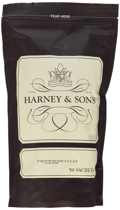 Harney & Sons Bag of Sachets Peppermint, 50 Count