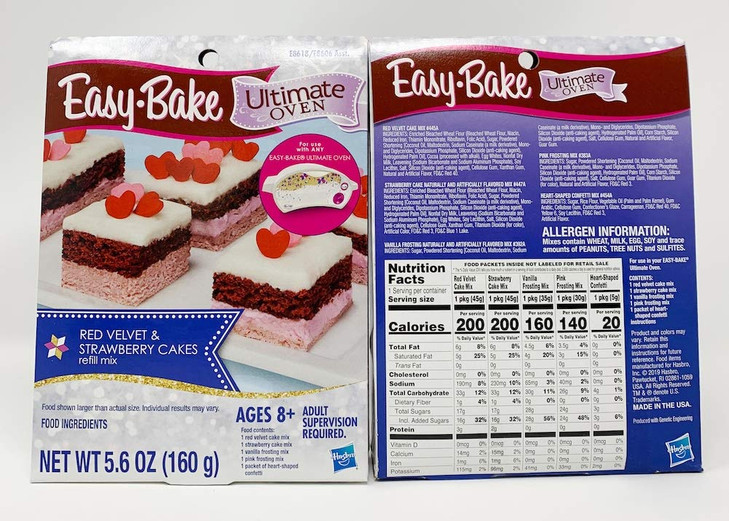 Easy Bake Oven Easy Bake Ultimate Oven Bundle Baking Star Edition + Larger Size 13.8 Oz. 3-Pack Refill Mixes (Pizza, Whoopie Pies and Red Velvet & St
