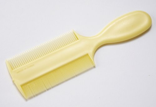 Medline Two-Sided Fine Tooth Baby Comb, 6", Ideal for Newborns and Infants, Ivory, Pack of 12