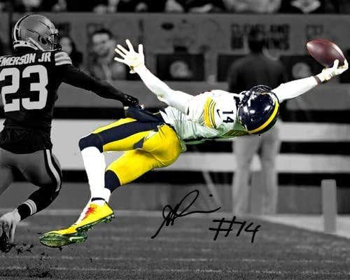 Ikonic Fotohaus George Pickens Epic Catch Signed Photo Autograph Print Wall Art Home Decor